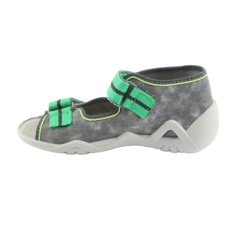 Befado children's shoes 250P066 grey green 2 Befado children's shoes 250P066 grey green 2