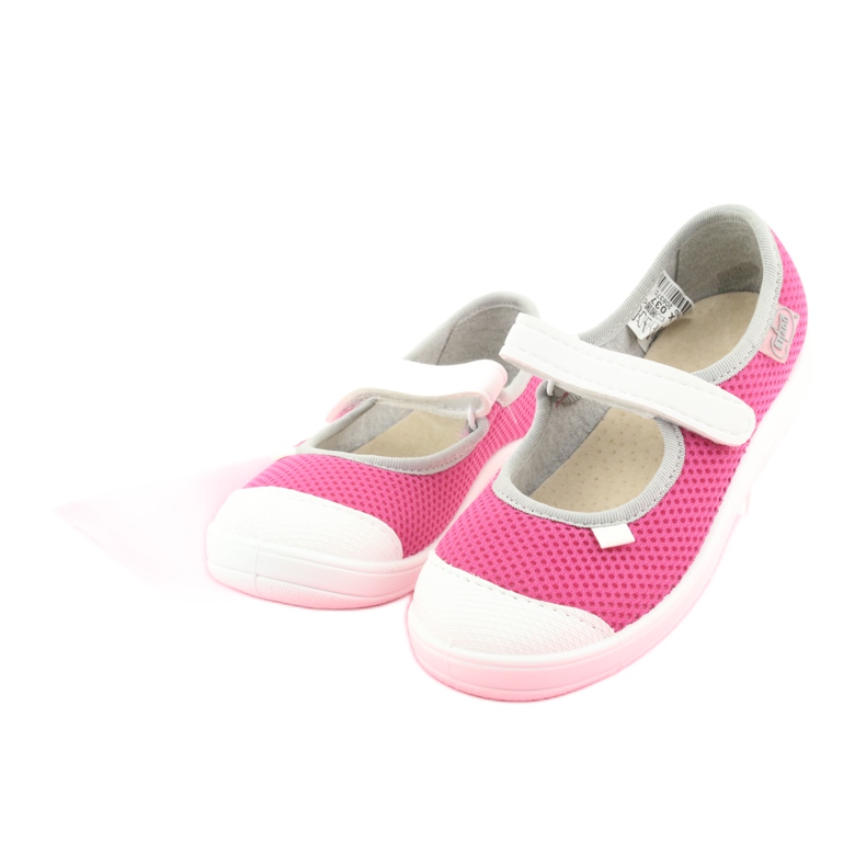 Befado children's shoes 208X037 white pink 3 Befado children's shoes 208X037 white pink 3