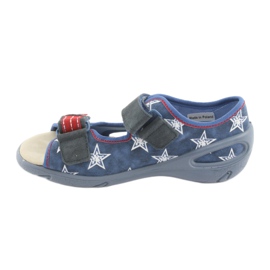 Befado children's shoes pu 065X119 white red blue 2