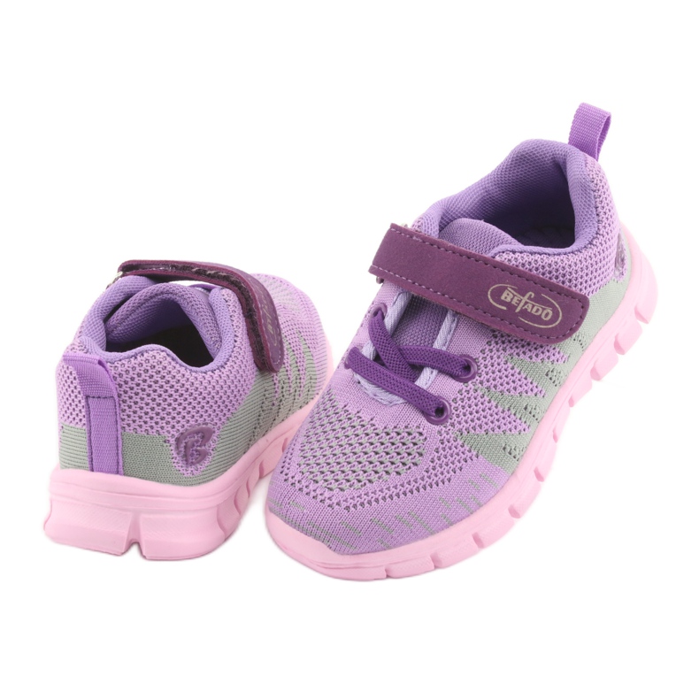 Befado children's shoes up to 23 cm 516X024 purple pink green 5