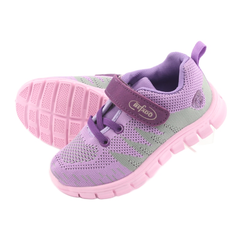 Befado children's shoes up to 23 cm 516X024 purple pink green 6