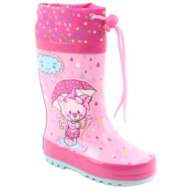 American Club American kitten baby rain boots blue pink 1 American Club American kitten baby rain boots blue pink 1