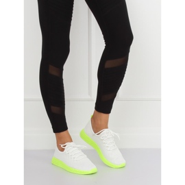White and yellow NB283 Fluorescence Yellow sports shoes 2