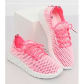 Pink NB283 Fluorescence Peach Red sports shoes white 2