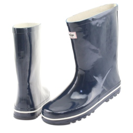 American Club navy blue non-insulated galoshes white 4