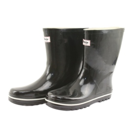 American Club black non-insulated galoshes white 3