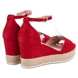 Sweet Shoes Espadrilles sandals red 1