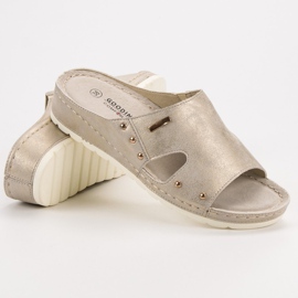 Goodin Comfortable flip-flops yellow 1