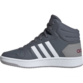 Adidas Hoops Mid 2.0 Jr EE6709 shoes grey 1 Adidas Hoops Mid 2.0 Jr EE6709 shoes grey 1