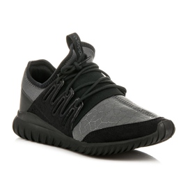 Adidas Tubular Radial J black grey 1 Adidas Tubular Radial J black grey 1