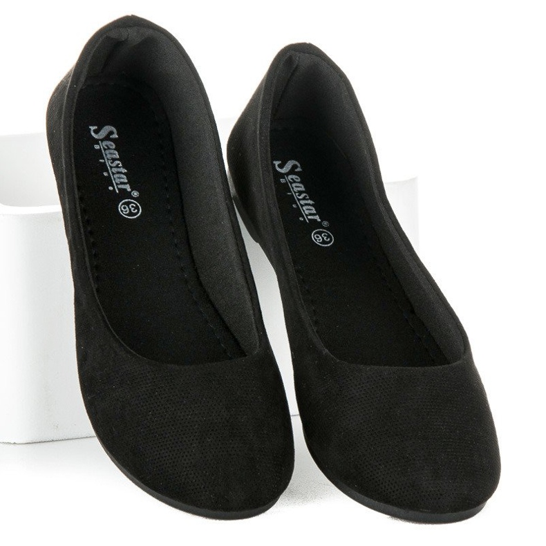 Seastar Comfortable ballerinas black 1