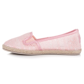Balada Lace Espadrilles Slip On pink 1