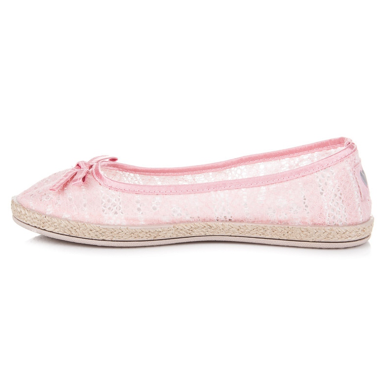 Balada Lace Ballerinas pink 1