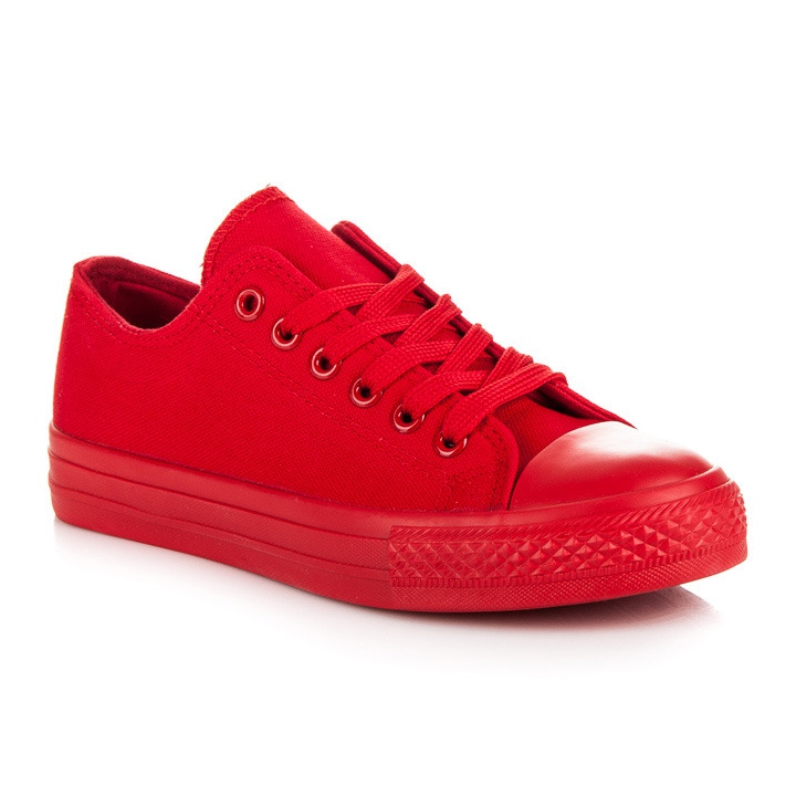 Tied Low Sneakers red 2