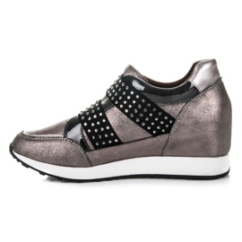 Kylie Rock Wedge Sneakers purple 1
