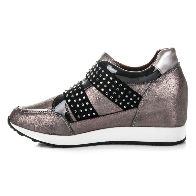 Kylie Rock Wedge Sneakers purple 1