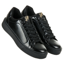 Kylie Sneakers On The Platform black 1