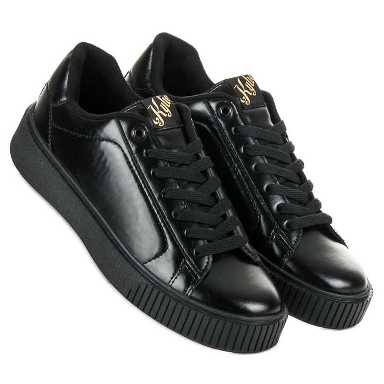 Kylie Sneakers On The Platform black 1