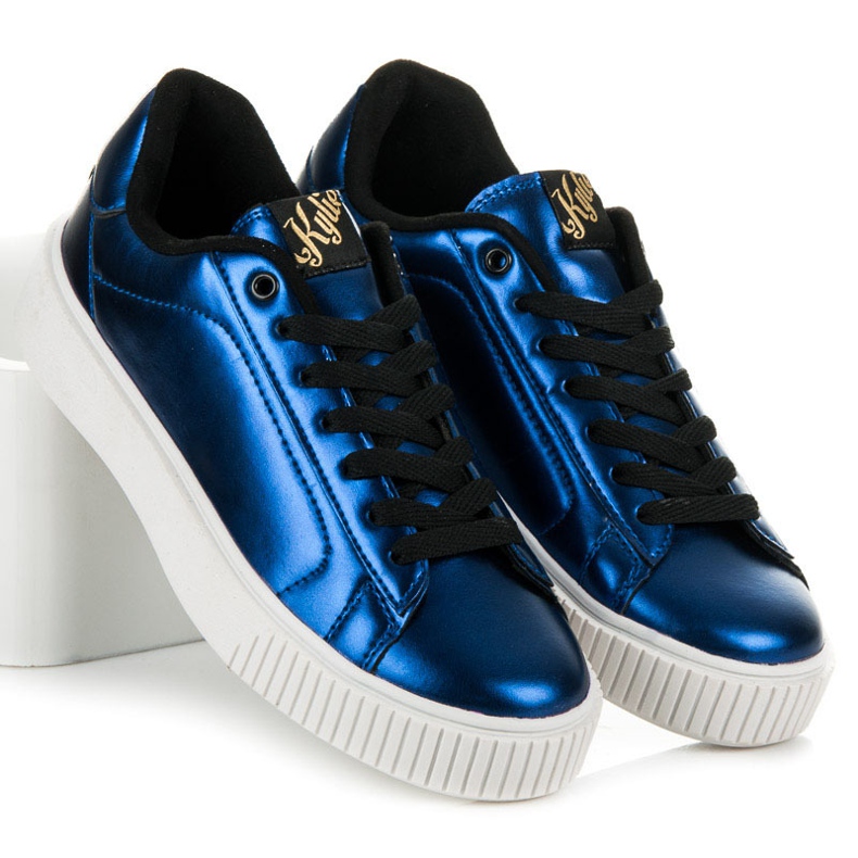 Kylie Sneakers On The Platform blue 1