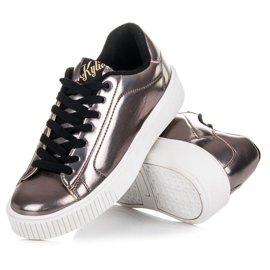 Kylie Sneakers On The Platform pink 2