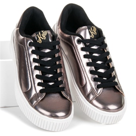 Kylie Sneakers On The Platform pink 1