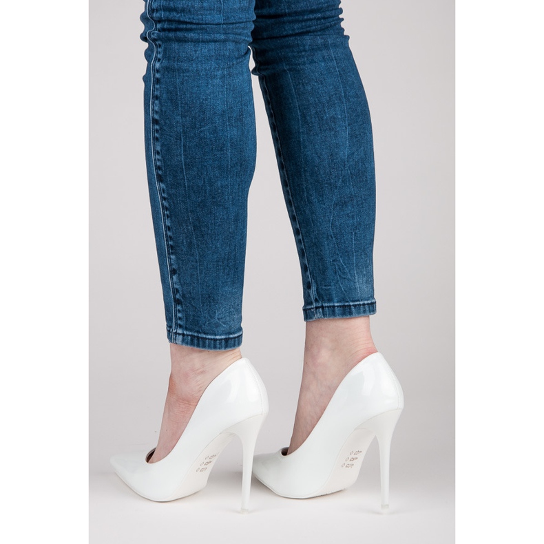 Seastar Sexy lacquered high heels white 2