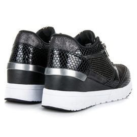 Kylie Sports shoes on a wedge black 1