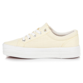 Kylie Sneakers On The Platform yellow 2