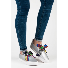 Seastar Stylish Sneakers Tied With A Ribbon grey 1