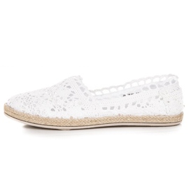 Seastar White Lace Espadrilles 2