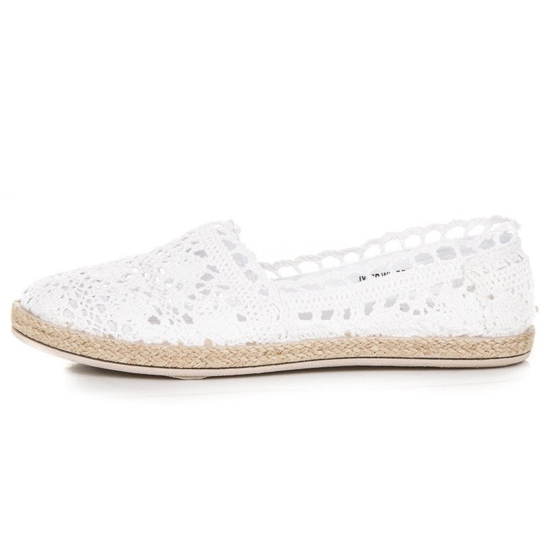 Seastar White Lace Espadrilles 2