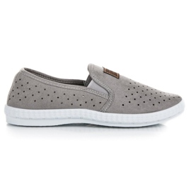 Mckeylor Openwork Sneakers grey 1