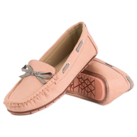 Tullo Stylish suede loafers pink 2