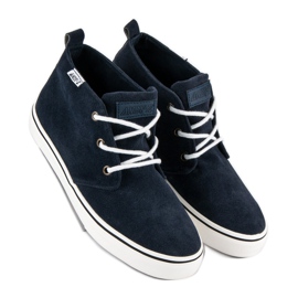 Andy Z Suede Ankle Sneakers blue 1