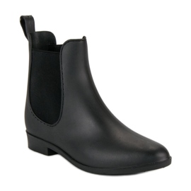Vinceza Black galoshes 1