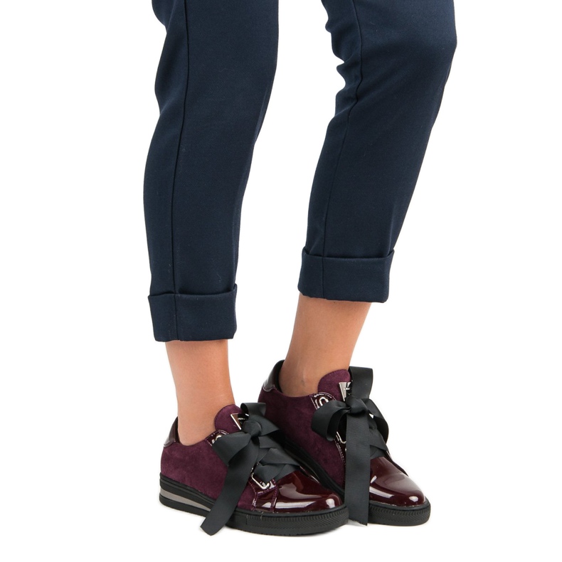 Filippo Elegant Sneakers purple red 2