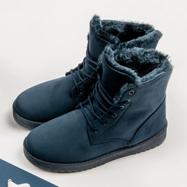Forever Folie Warm suede boots blue 1 Forever Folie Warm suede boots blue 1