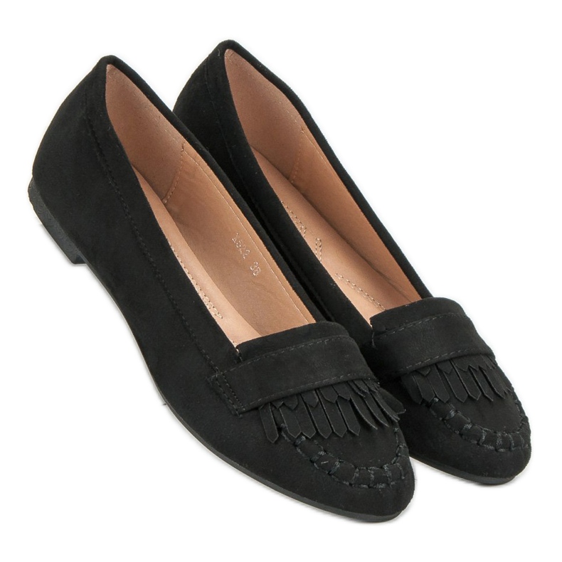 Small Swan Classic black loafers 2