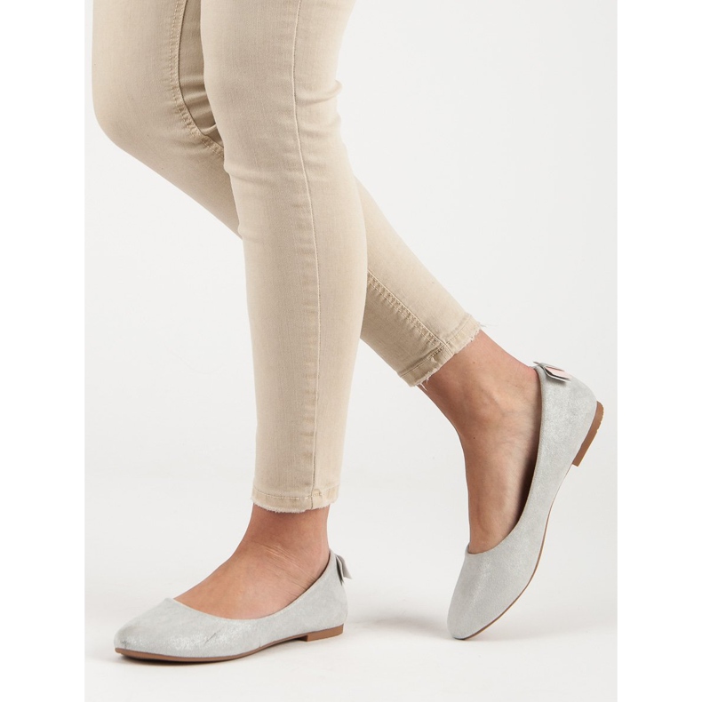 Vinceza Comfortable ballerinas grey 1