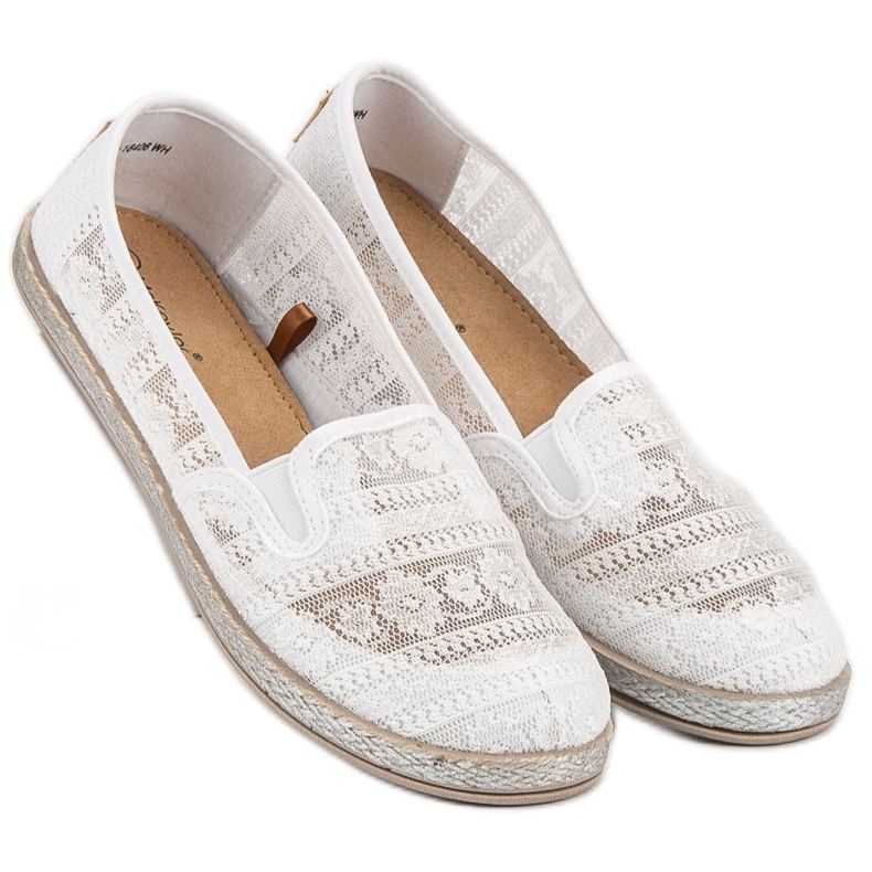 MCKEYLOR Lace Slipons white 2