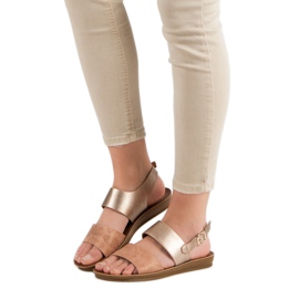 Comfortable VINCEZA sandals yellow 2