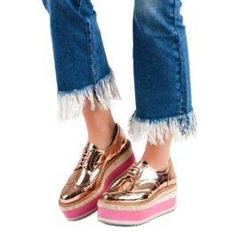 Corina Fashion Wedge Shoes yellow 2