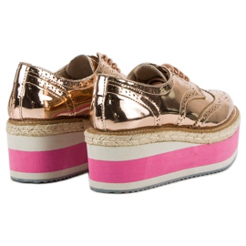Corina Fashion Wedge Shoes yellow 1