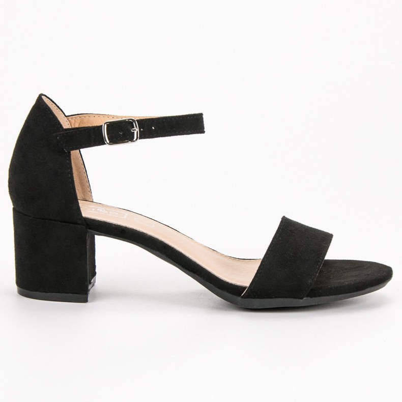 Filippo Black High Heeled Sandals 2