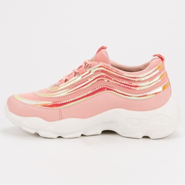 SHELOVET Light Sport Shoes pink 2 SHELOVET Light Sport Shoes pink 2