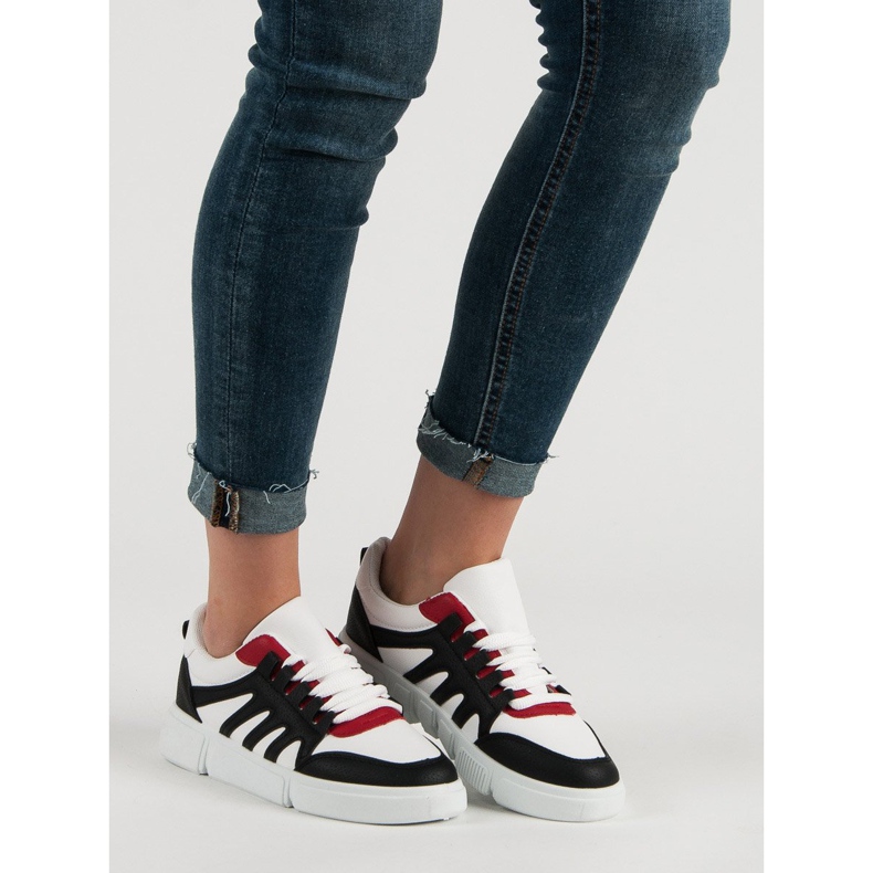 Comfortable Sports Shoes white black 1