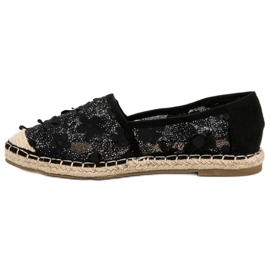 Nio Nio Lacy Espadrilles In Flowers black 1