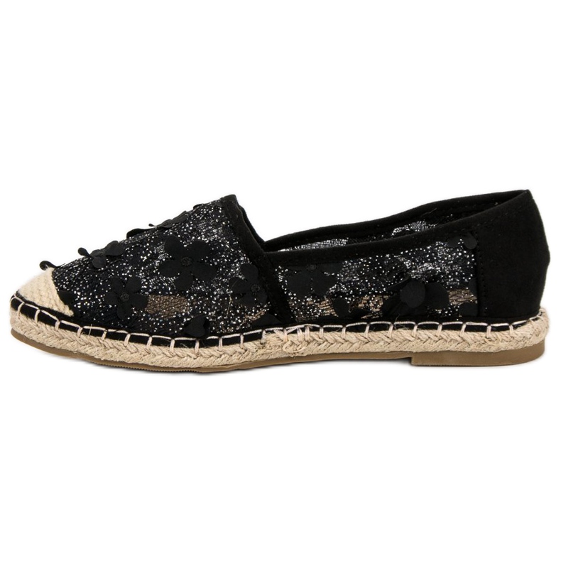 Nio Nio Lacy Espadrilles In Flowers black 1
