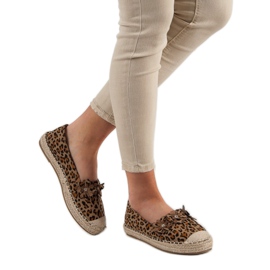 Espadrilles With Flowers brown 1