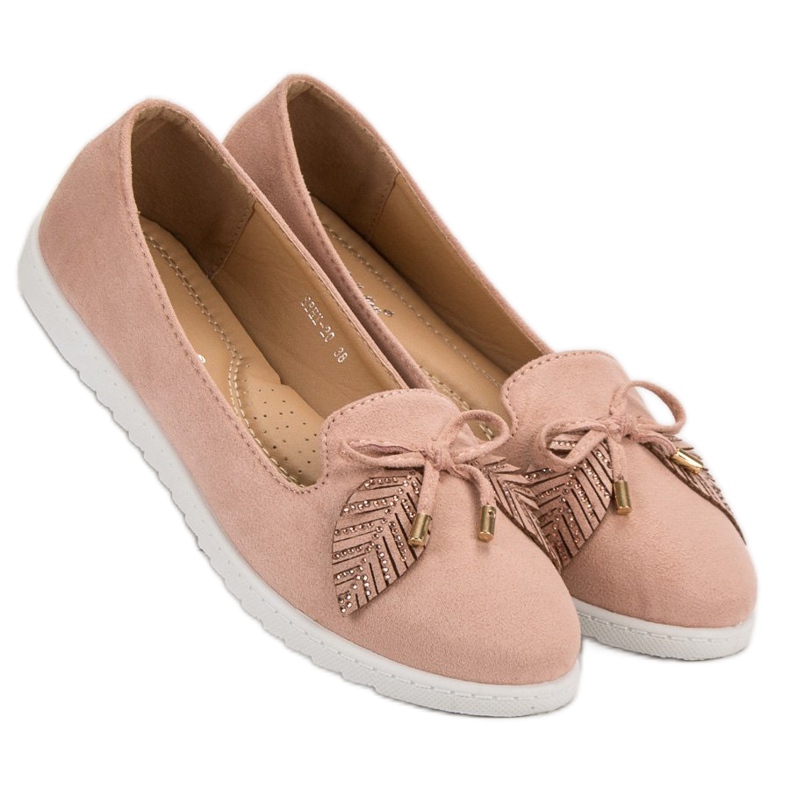 Comer Powder Suede Ballerinas pink 2 Comer Powder Suede Ballerinas pink 2